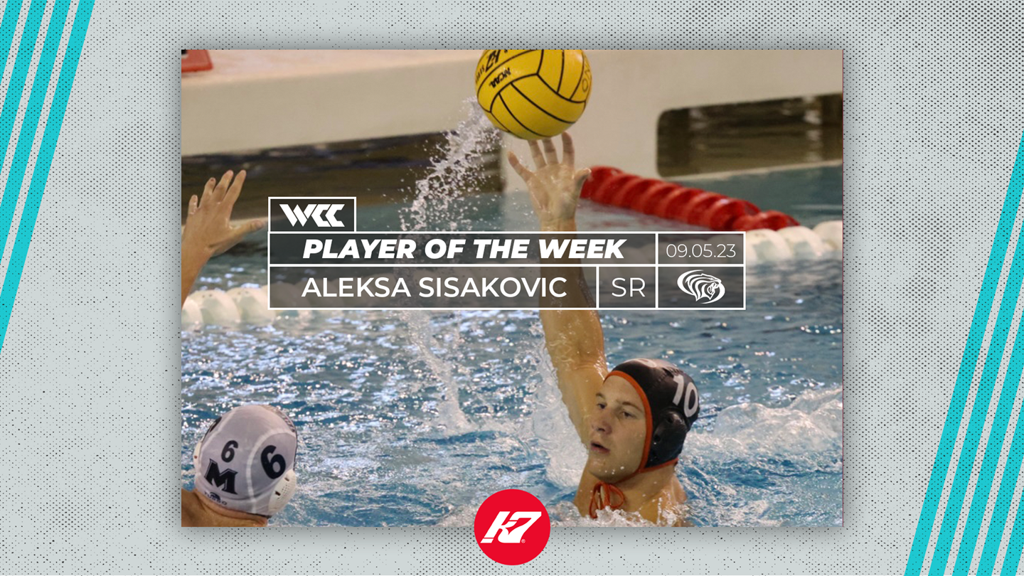 Sisakovic Voted WCC Men's Water Polo Player Of The Week