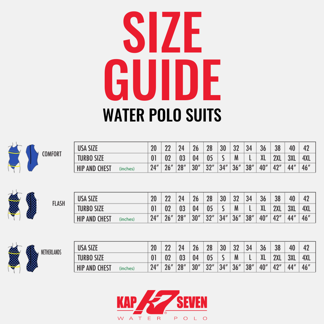 Red TURBO Comfort Women's Water Polo Suit