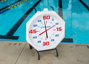 Competitor 31" Pace Clock- White Base White Face