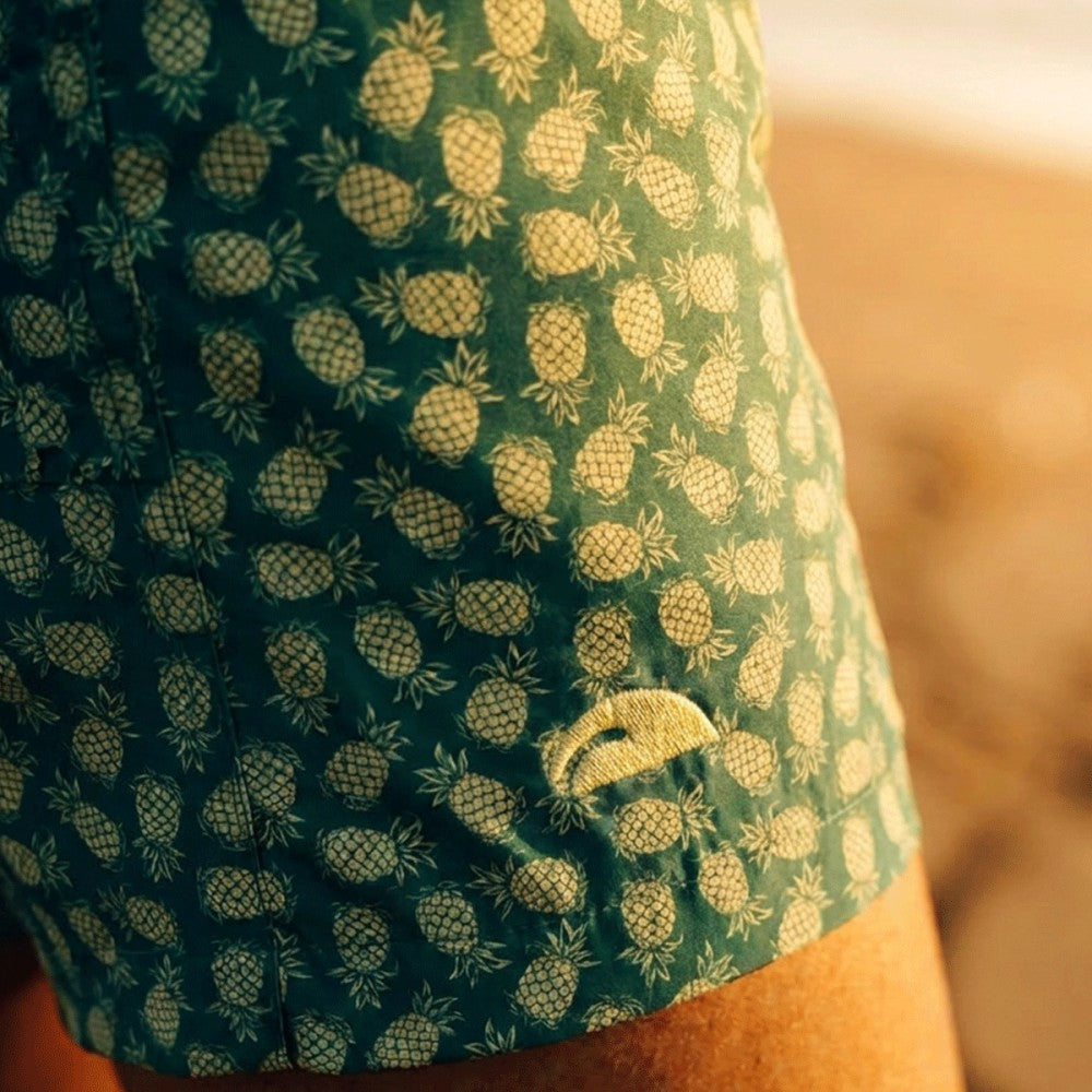 Men's Beach Shorts Golden Pineapple