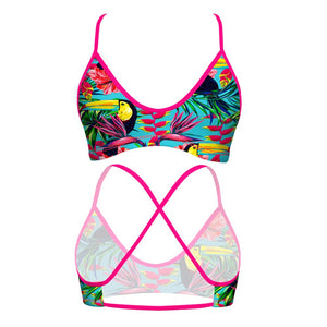 Turbo Women's Bikini Top Mare Tucan Garden