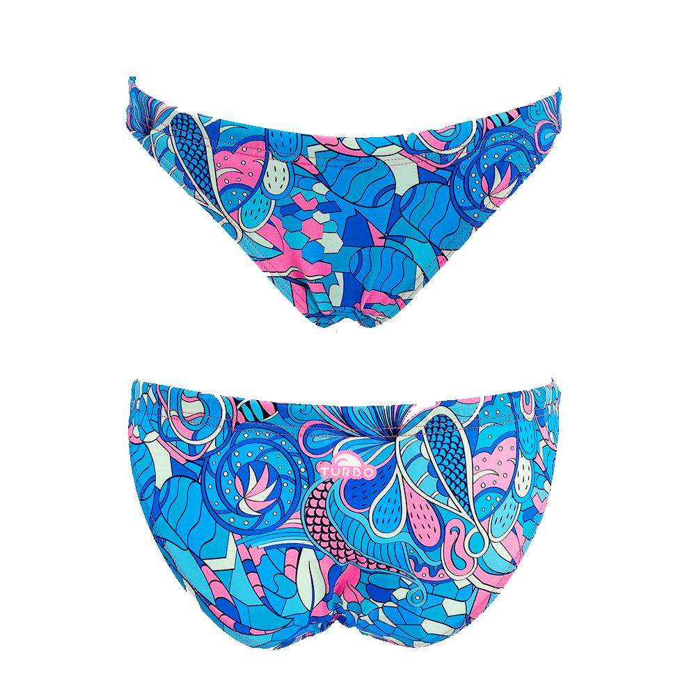 Turbo Women's Bikini Bottom Mare Sixties Mosaic
