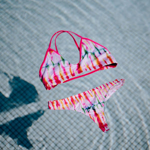 Turbo Women's Bikini Top Mare Summer Tie Dye