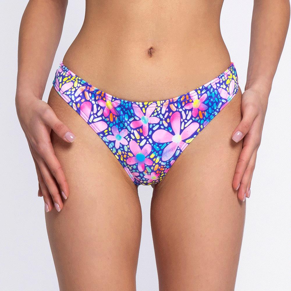 Turbo Women's Thong Magic Flowers.
