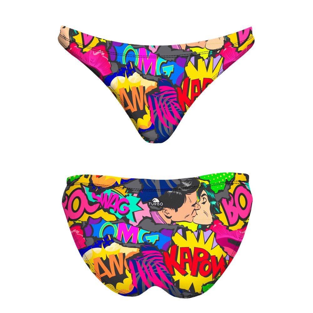 Turbo Women's Bikini Bottom Mare Comic Newspaper