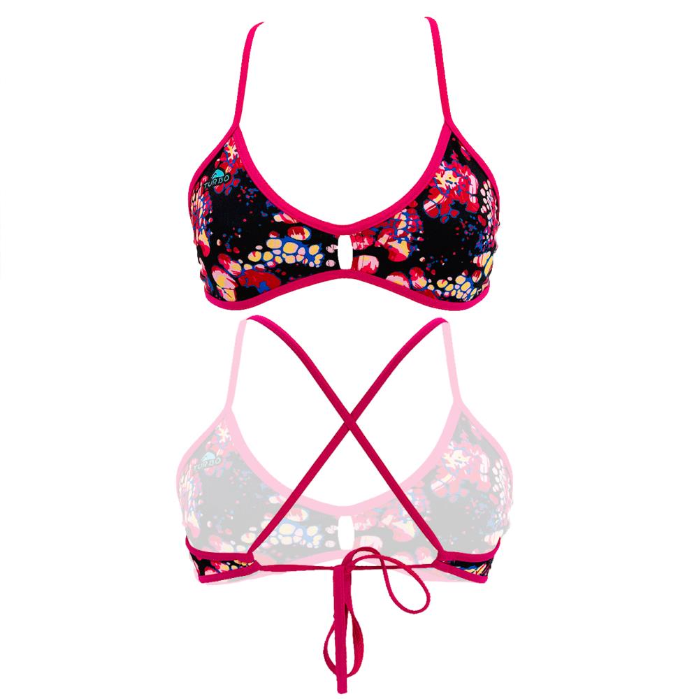 Turbo Women's Bikini Top Active Bubbly Mesh