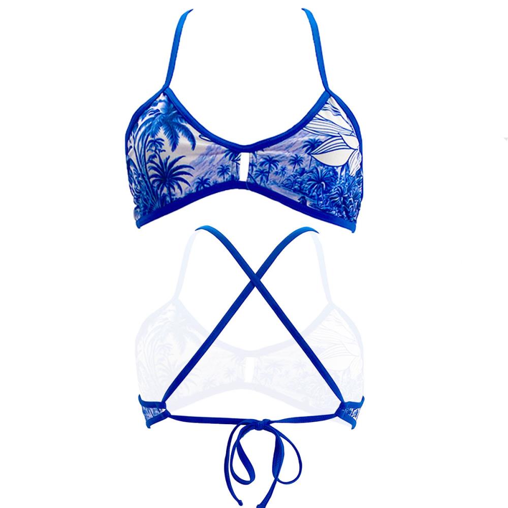 Turbo Women's Bikini Top Active White Lotus