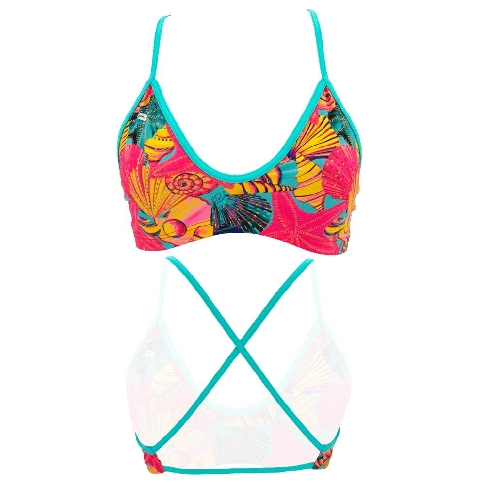 Turbo Women's Bikini Top Mare Coral Echo
