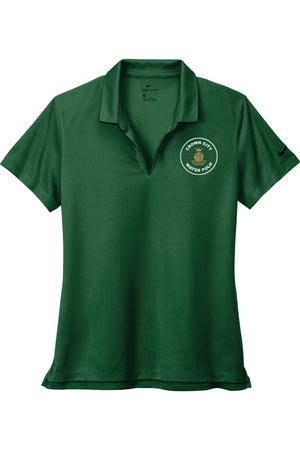 Nike Ladies Dri-FIT Micro Pique Polo - Dark
