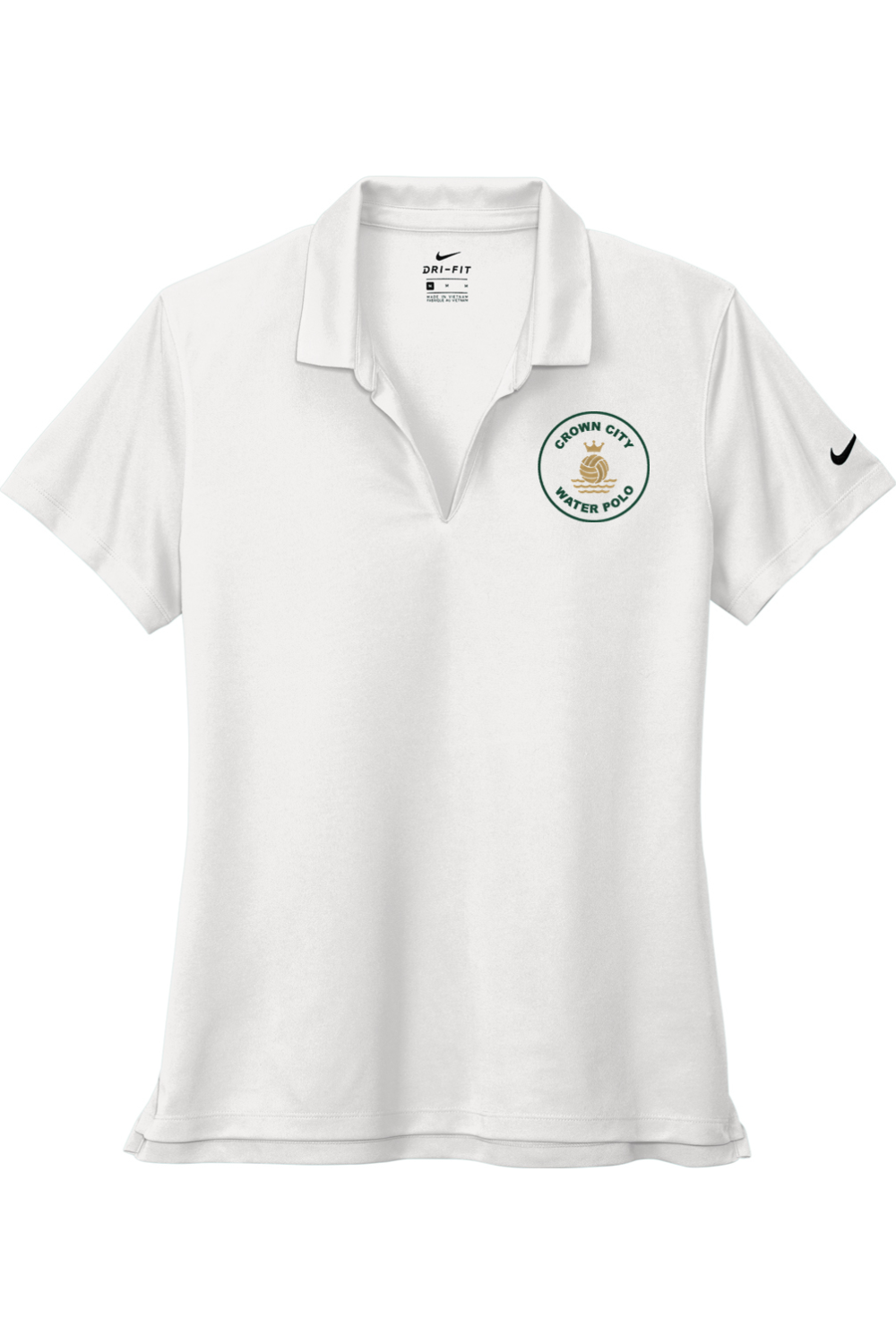 Nike Ladies Dri-FIT Micro Pique Polo - White