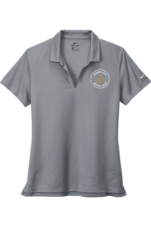 Nike Ladies Dri-FIT Micro Pique Polo - Dark