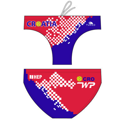 Turbo Men's Water Polo Brief- Croatia National Team