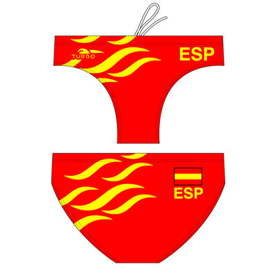 Turbo Men's Water Polo Brief- Spain