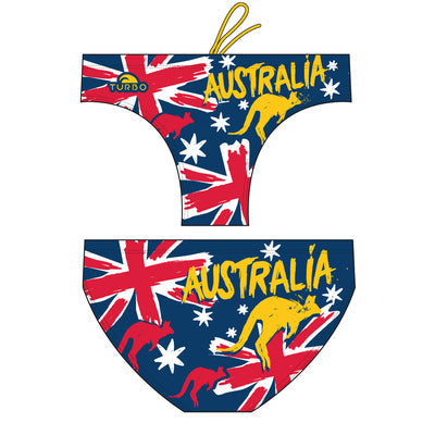 Turbo Men's Water Polo Brief- Australia National Team