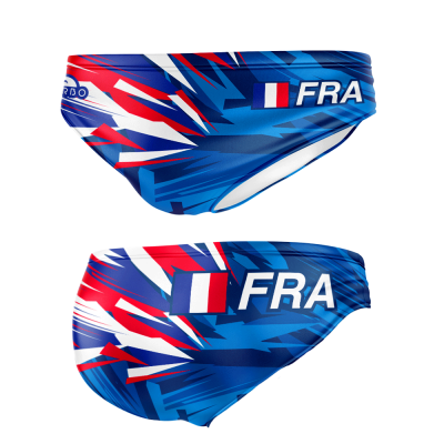 Turbo Men's Water Polo Brief- France National Team 2016 Throwback