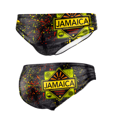 Turbo Men's Water Polo Brief- Jamaica