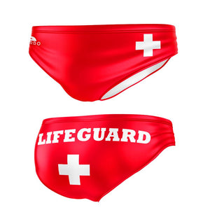 Turbo Men's Water Polo Brief- Lifeguard