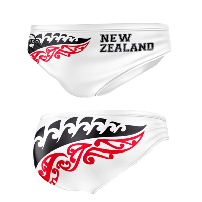 Turbo Men's Water Polo Brief- New Zealand National Team 2018 Throwback