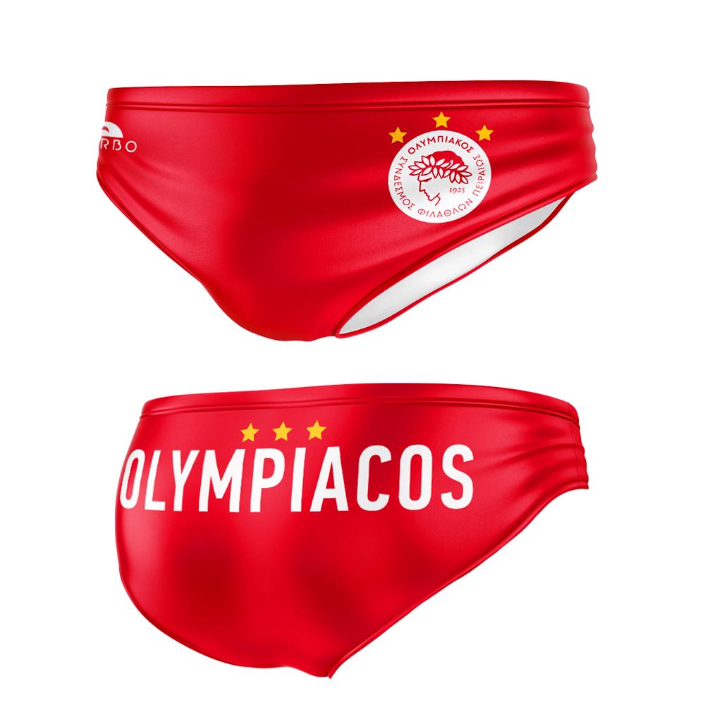 Turbo Men's Water Polo Brief- Olympiacos
