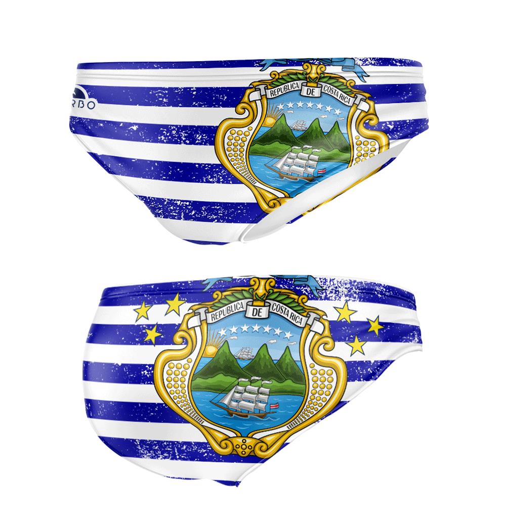 Turbo Men's Water Polo Brief- Costa Rica