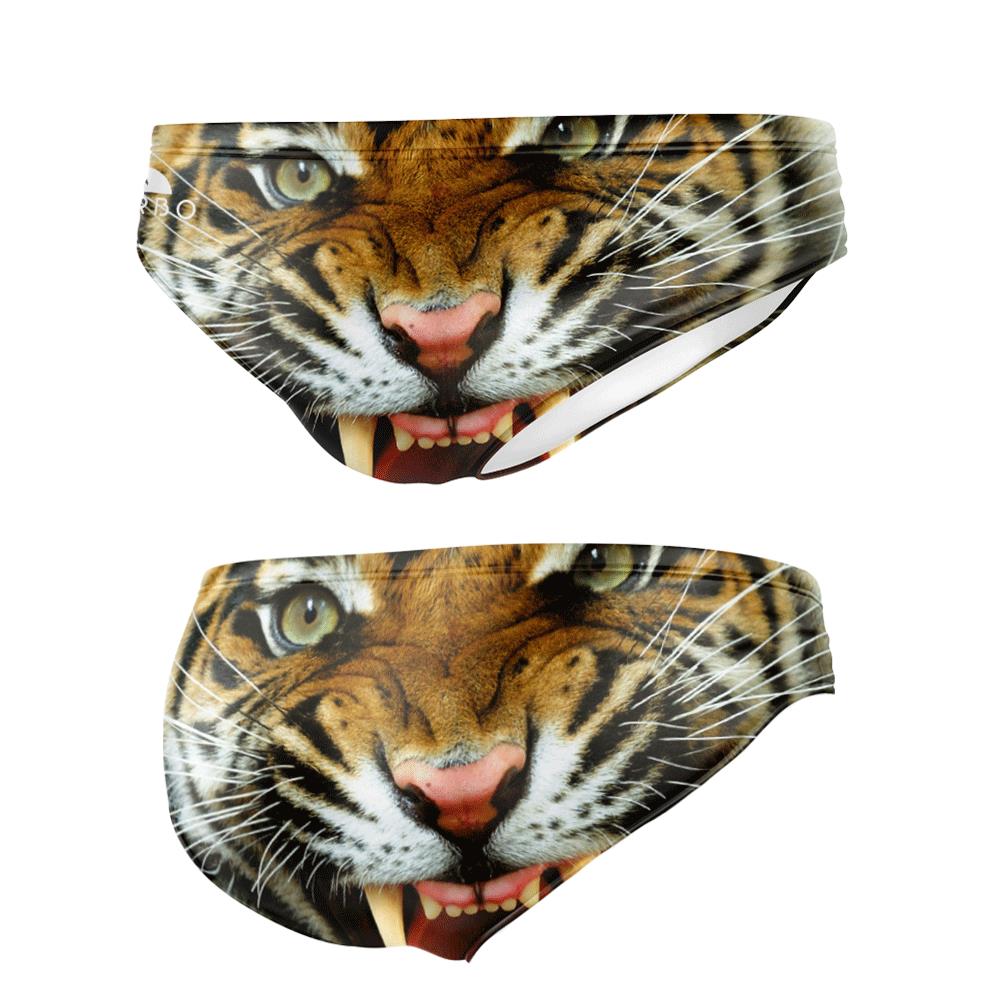 Turbo Men's Water Polo Brief- Tiger