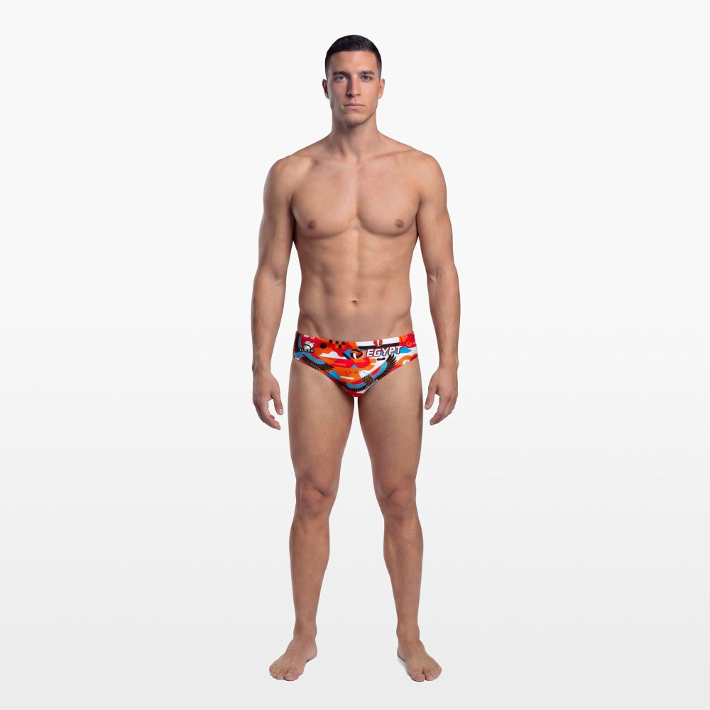 Turbo Men's Water Polo Brief- Egypt