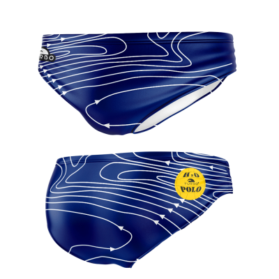 Turbo Men's Water Polo Brief- H20 Polo