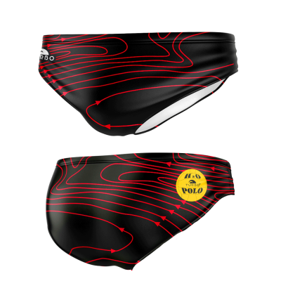 Turbo Men's Water Polo Brief- H20 Polo