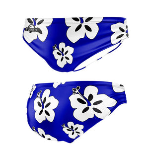 Turbo Men's Water Polo Brief- Hawaiian Flowers