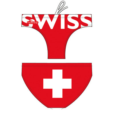 Turbo Men's Water Polo Brief- Swiss