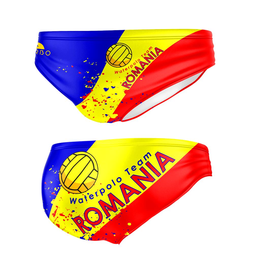 Turbo Men's Water Polo Brief- Romania
