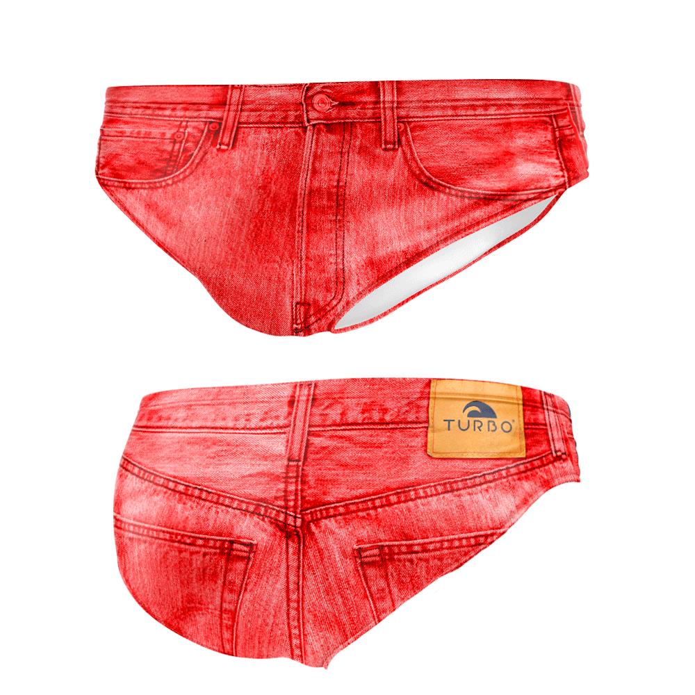 Turbo Men's Water Polo Brief- Jeans