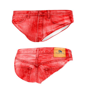 Turbo Men's Water Polo Brief- Jeans