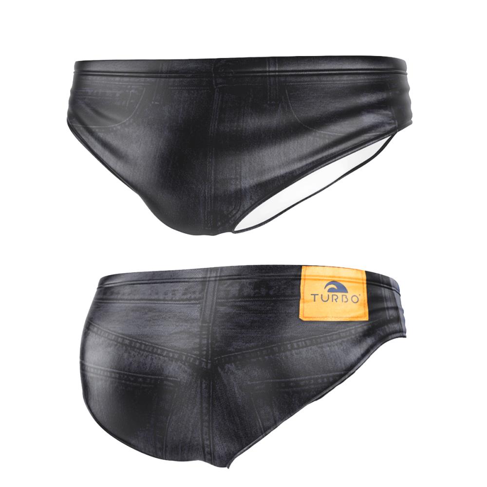 Turbo Men's Water Polo Brief- Jeans