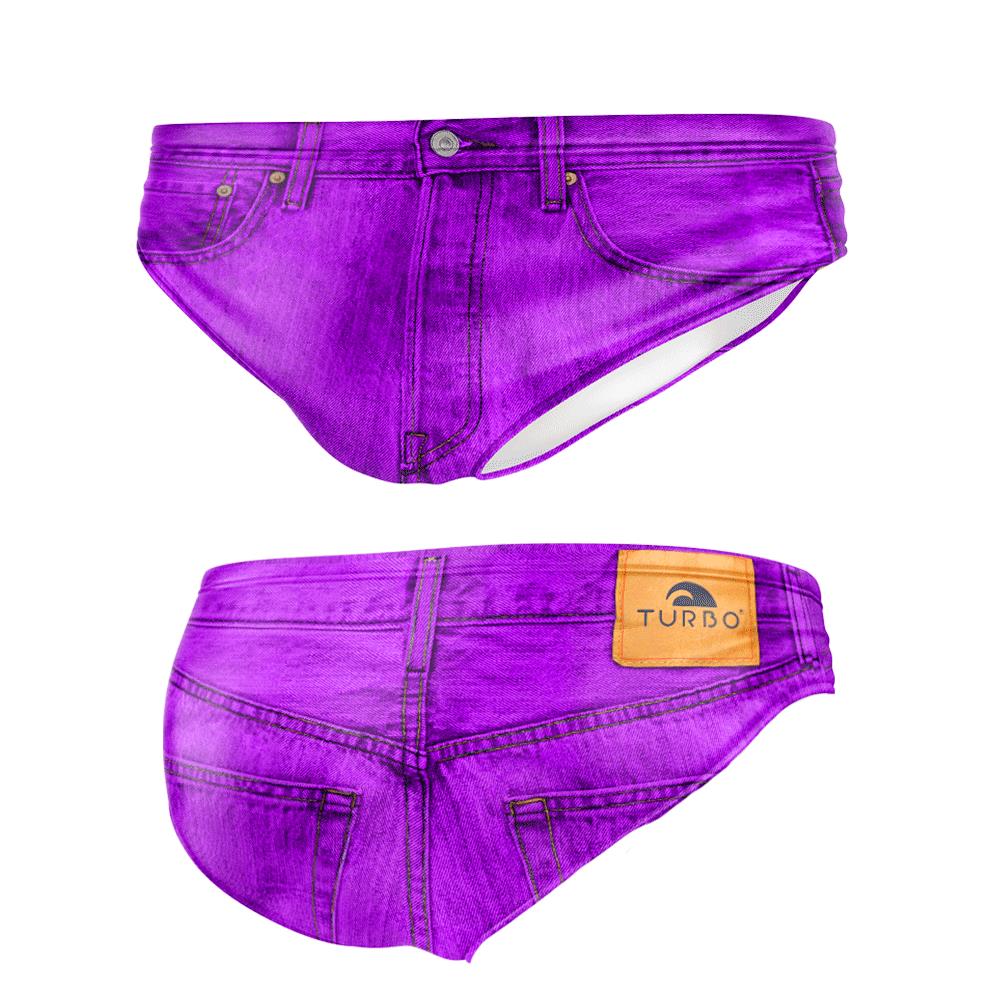 Turbo Men's Water Polo Brief- Jeans