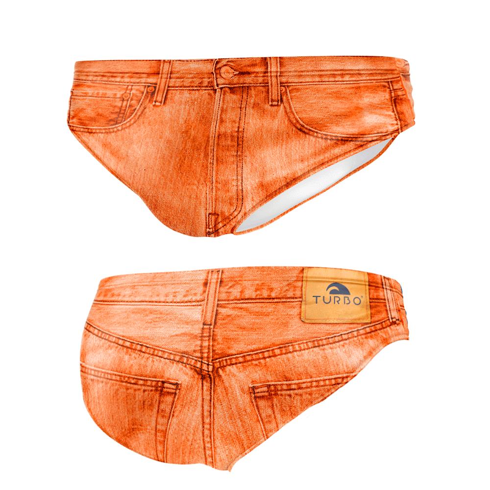 Turbo Men's Water Polo Brief- Jeans