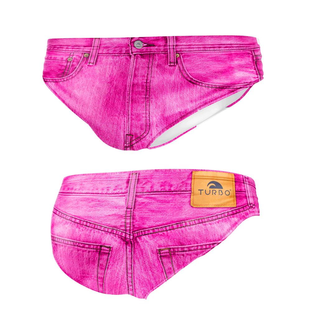 Turbo Men's Water Polo Brief- Jeans