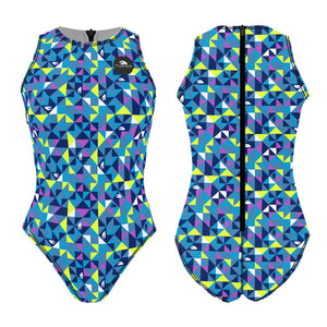 TURBO Women's Comfort Water Polo Swimsuit- Mosaic