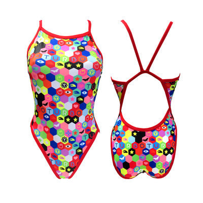 Turbo Women's Revolution Swimsuit- Hexa Flower
