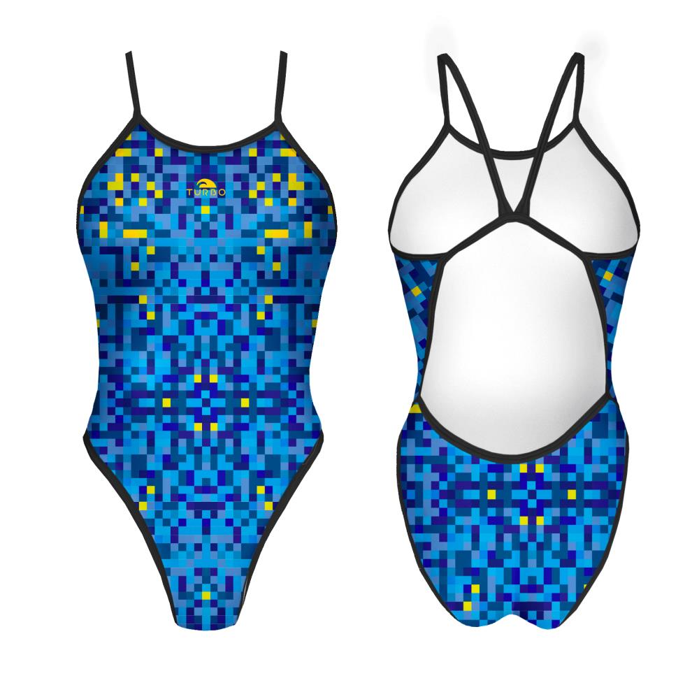 Turbo Women's Revolution Swimsuit- Pixels