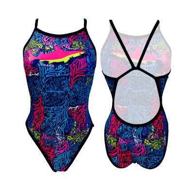 Turbo Women's Revolution Swimsuit- Underwater Neon