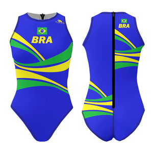 TURBO Women's Comfort Water Polo Swimsuit- Brazil