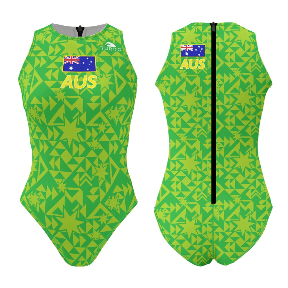 TURBO Women's Comfort Water Polo Swimsuit- Australia