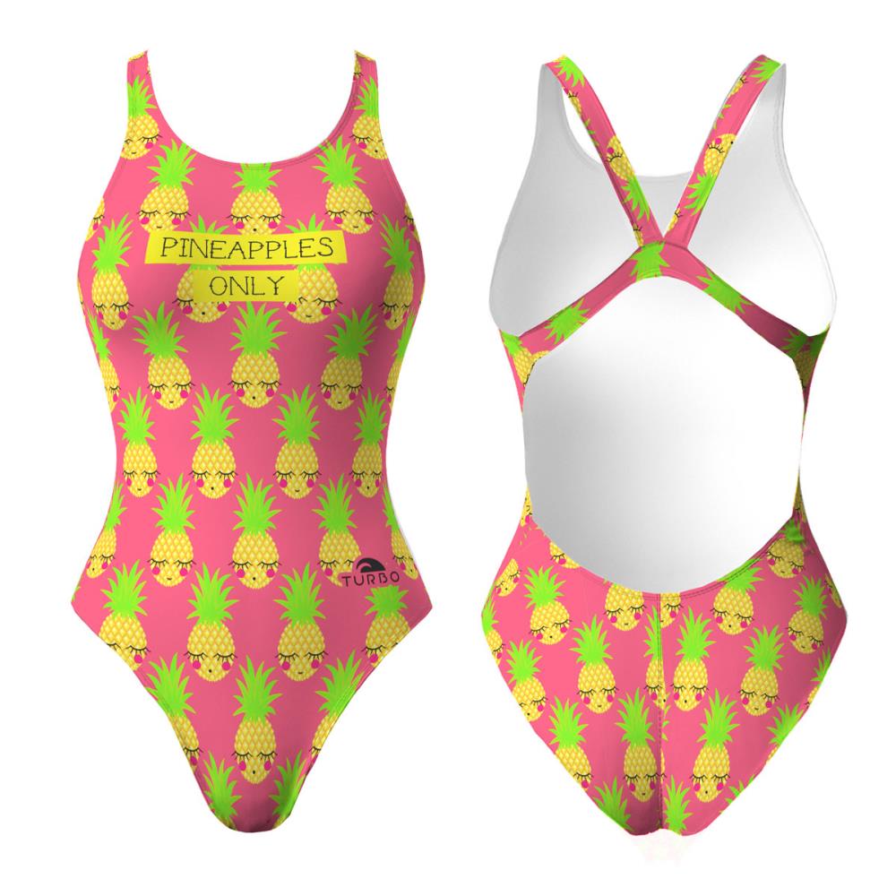 Turbo Women's Wide Strap - Niña Pineapples Only Happy