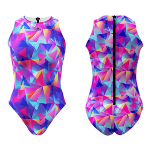 TURBO Women's Comfort Water Polo Swimsuit- Geo Galaxy