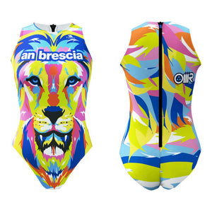 TURBO Women's Comfort Water Polo Swimsuit- Brescia Lion
