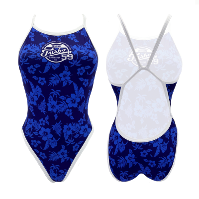 Turbo Women's Revolution Swimsuit- Turbo Hibiscus