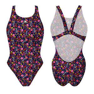 Turbo Women's Wide Strap Swimsuit Skeleton