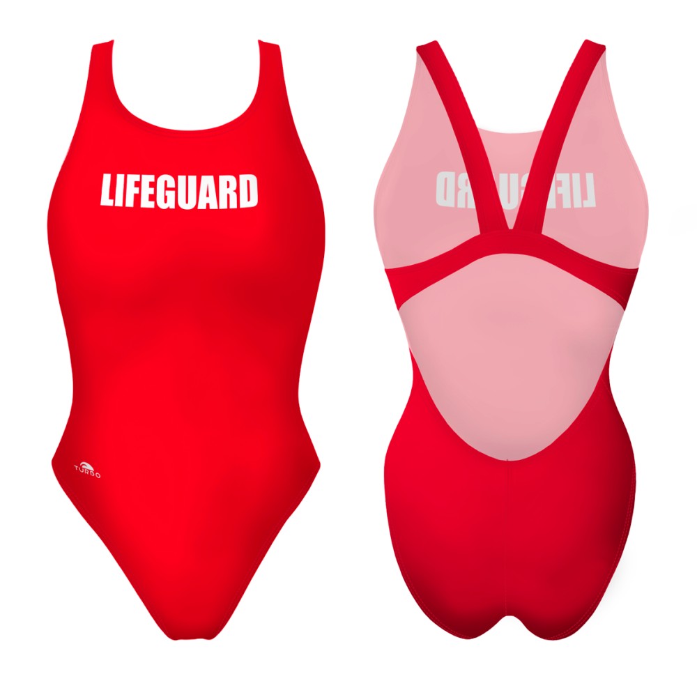 Turbo Women's Wide Strap Swimsuit Lifeguard