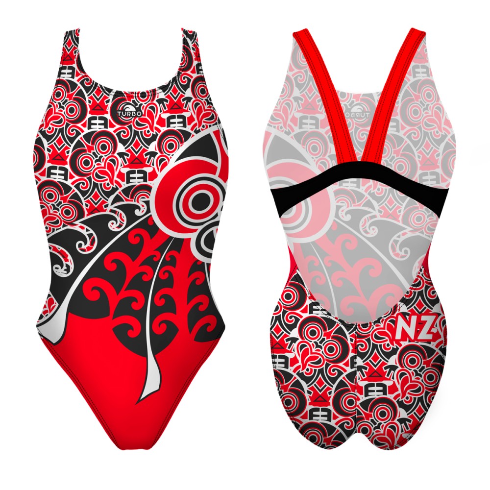Turbo Women's Wide Strap Swimsuit New-Zealand-2023